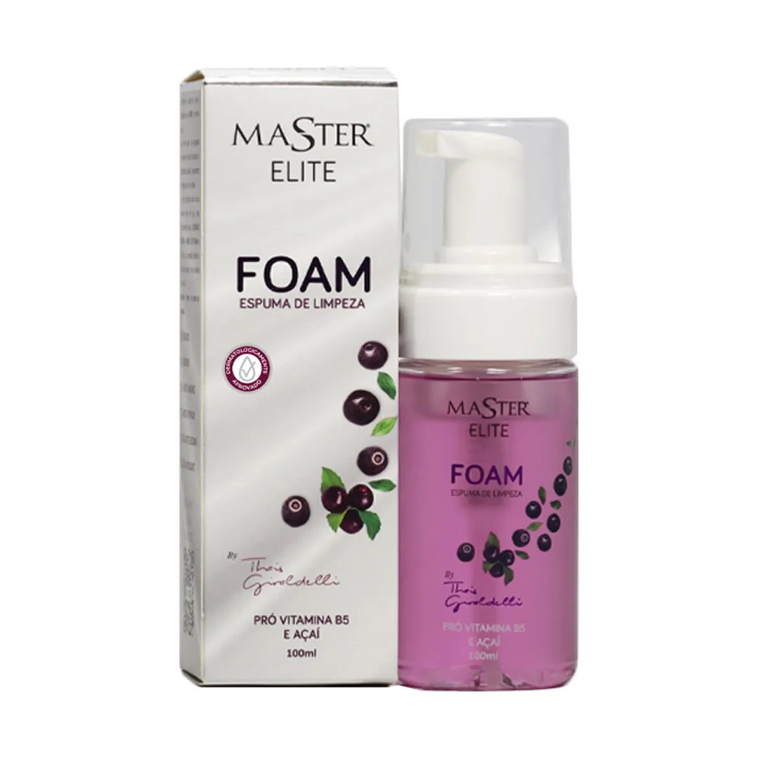 Foam Espuma de Limpeza Cílios Master Elite 100ml 